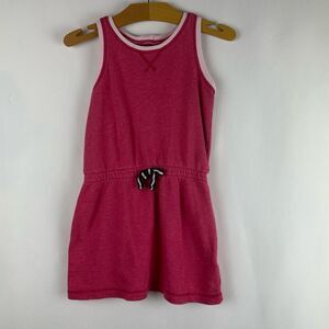 Hanna Andersson cotton sleeveless drawstring dress size 5